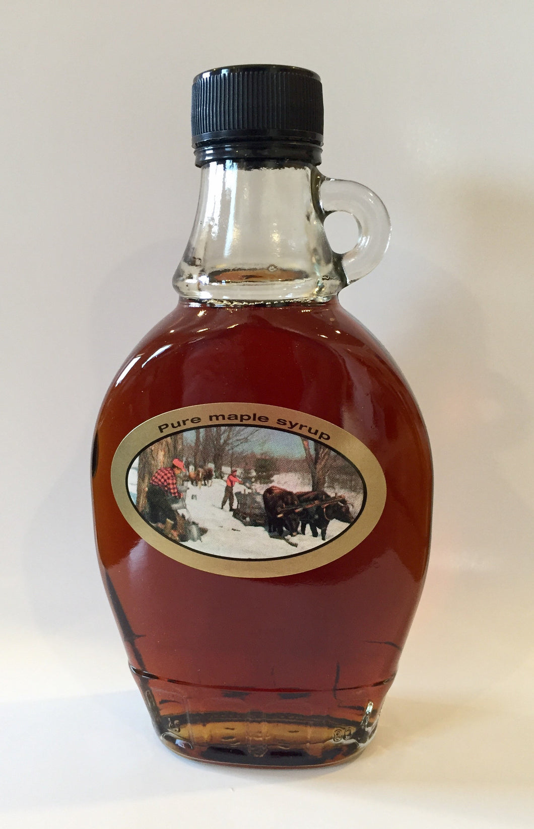 8 oz Glass Bottle with Handle